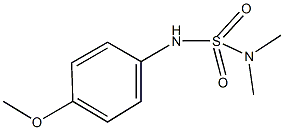 N'-(4-methoxyphenyl)-N,N-dimethylsulfamide Struktur