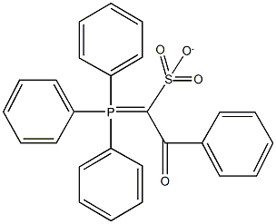 2-oxo-2-phenyl-1-(triphenylphosphoranylidene)ethanesulfonate Struktur