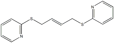 2-{[4-(2-pyridinylsulfanyl)-2-butenyl]sulfanyl}pyridine 化学構造式