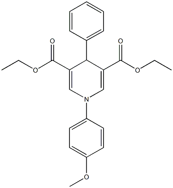 diethyl 1-(4-methoxyphenyl)-4-phenyl-1,4-dihydro-3,5-pyridinedicarboxylate|