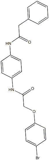 2-(4-bromophenoxy)-N-{4-[(phenylacetyl)amino]phenyl}acetamide|