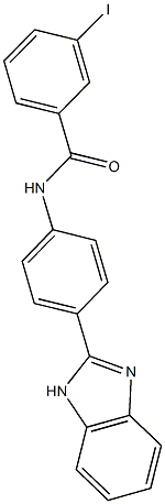 N-[4-(1H-benzimidazol-2-yl)phenyl]-3-iodobenzamide,835886-87-8,结构式