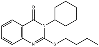 2-(butylsulfanyl)-3-cyclohexyl-4(3H)-quinazolinone|