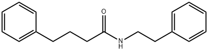 N-フェネチルベンゼンブタンアミド 化学構造式