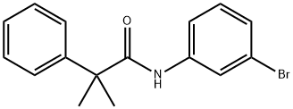 N-(3-bromophenyl)-2-methyl-2-phenylpropanamide Structure