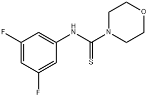 N-(3,5-difluorophenyl)-4-morpholinecarbothioamide Structure