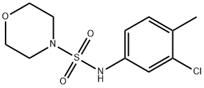 N-(3-chloro-4-methylphenyl)-4-morpholinesulfonamide|