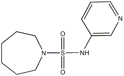 N-(3-pyridinyl)-1-azepanesulfonamide Structure