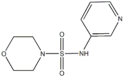 N-(3-pyridinyl)-4-morpholinesulfonamide Structure