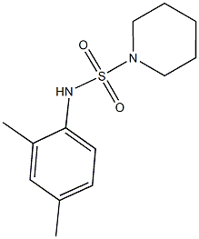 N-(2,4-dimethylphenyl)-1-piperidinesulfonamide Structure