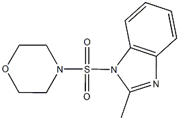 838894-34-1 2-methyl-1-(4-morpholinylsulfonyl)-1H-benzimidazole