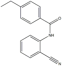 N-(2-cyanophenyl)-4-ethylbenzamide Structure