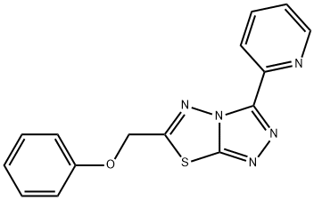 840512-53-0 phenyl [3-(2-pyridinyl)[1,2,4]triazolo[3,4-b][1,3,4]thiadiazol-6-yl]methyl ether