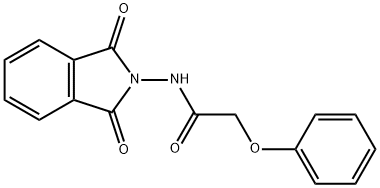 N-(1,3-dioxo-1,3-dihydro-2H-isoindol-2-yl)-2-phenoxyacetamide,84160-96-3,结构式