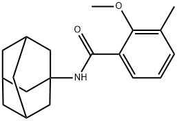N-(1-adamantyl)-2-methoxy-3-methylbenzamide,842114-39-0,结构式