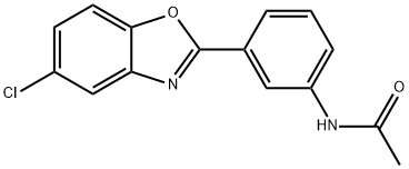 N-[3-(5-chloro-1,3-benzoxazol-2-yl)phenyl]acetamide Structure