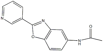 N-[2-(3-pyridinyl)-1,3-benzoxazol-5-yl]acetamide Structure