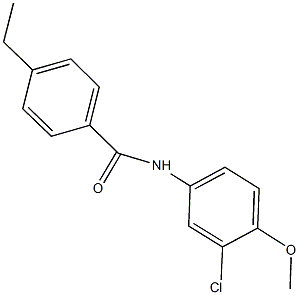 N-(3-chloro-4-methoxyphenyl)-4-ethylbenzamide Structure