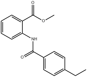 methyl 2-[(4-ethylbenzoyl)amino]benzoate Structure