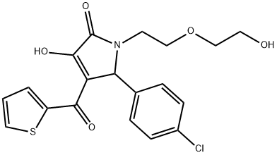 843623-61-0 5-(4-chlorophenyl)-3-hydroxy-1-[2-(2-hydroxyethoxy)ethyl]-4-(2-thienylcarbonyl)-1,5-dihydro-2H-pyrrol-2-one