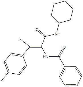 84405-02-7 N-[1-[(cyclohexylamino)carbonyl]-2-(4-methylphenyl)-1-propenyl]benzamide