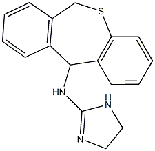 N-(6,11-dihydrodibenzo[b,e]thiepin-11-yl)-N-(4,5-dihydro-1H-imidazol-2-yl)amine Structure