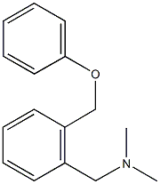 N,N-dimethyl-N-[2-(phenoxymethyl)benzyl]amine 化学構造式