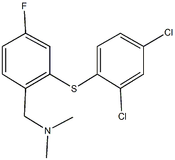 N-{2-[(2,4-dichlorophenyl)sulfanyl]-4-fluorobenzyl}-N,N-dimethylamine Struktur