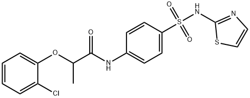 845261-13-4 2-(2-chlorophenoxy)-N-{4-[(1,3-thiazol-2-ylamino)sulfonyl]phenyl}propanamide