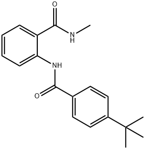2-[(4-tert-butylbenzoyl)amino]-N-methylbenzamide,845529-12-6,结构式