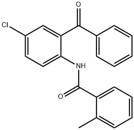 N-(2-benzoyl-4-chlorophenyl)-2-methylbenzamide Structure