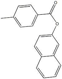 2-naphthyl 4-methylbenzoate Structure