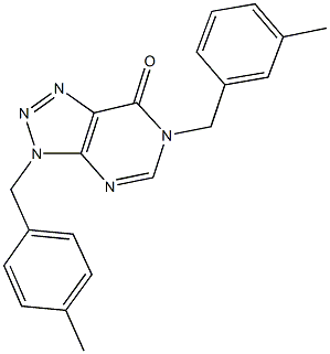 847382-08-5 6-(3-methylbenzyl)-3-(4-methylbenzyl)-3,6-dihydro-7H-[1,2,3]triazolo[4,5-d]pyrimidin-7-one