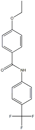 4-ethoxy-N-[4-(trifluoromethyl)phenyl]benzamide 结构式