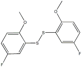 84884-45-7 bis(5-fluoro-2-methoxyphenyl) disulfide