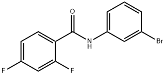 N-(3-bromophenyl)-2,4-difluorobenzamide,852129-07-8,结构式