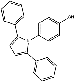 4-(2,5-diphenyl-1H-pyrrol-1-yl)phenol,853-38-3,结构式