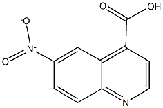 6-nitro-4-quinolinecarboxylic acid Structure