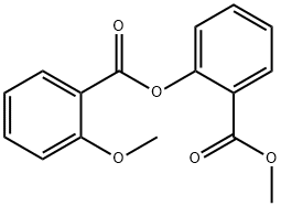 2-(methoxycarbonyl)phenyl 2-methoxybenzoate Structure