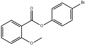 4-bromophenyl 2-methoxybenzoate Struktur