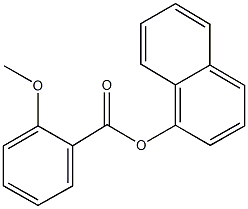 1-naphthyl 2-methoxybenzoate Structure