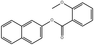 2-naphthyl 2-methoxybenzoate 化学構造式
