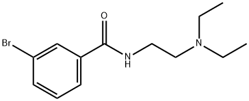 3-bromo-N-[2-(diethylamino)ethyl]benzamide Structure