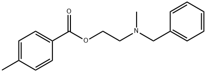 2-[benzyl(methyl)amino]ethyl 4-methylbenzoate 结构式