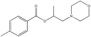 1-methyl-2-(4-morpholinyl)ethyl 4-methylbenzoate|