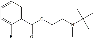 2-[tert-butyl(methyl)amino]ethyl 2-bromobenzoate Structure