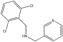 N-(2,6-dichlorobenzyl)-N-(3-pyridinylmethyl)amine Structure