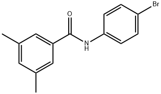 N-(4-bromophenyl)-3,5-dimethylbenzamide Struktur