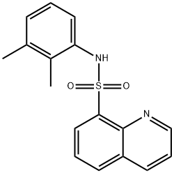 N-(2,3-dimethylphenyl)-8-quinolinesulfonamide,861248-59-1,结构式