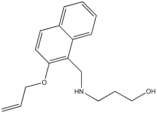 3-({[2-(allyloxy)-1-naphthyl]methyl}amino)-1-propanol|